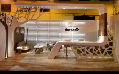 Las superficies sólidas Durasein participaron en la 9a Feria de la Construcción.